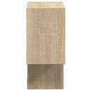 vidaXL Falpolc Falra szerelhető Barna 55 x 15 x 35 cm Szerelt Fa