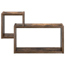 vidaXL Falpolc Falra szerelhető Barna 55 x 15 x 35 cm Szerelt Fa