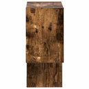 vidaXL Falpolc Falra szerelhető Barna 55 x 15 x 35 cm Szerelt Fa