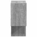 vidaXL Falpolc Falra szerelhető Szürke 55 x 15 x 35 cm Szerelt Fa