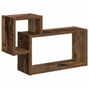vidaXL Falpolc Falra szerelhető Barna 55 x 15 x 35 cm Szerelt Fa