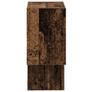 vidaXL Falpolc Falra szerelhető Barna 55 x 15 x 35 cm Szerelt Fa