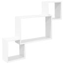 vidaXL Falpolc Falra szerelhető Fehér 91,5 x 15 x 76 cm Szerelt Fa