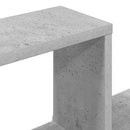 vidaXL Falpolc Falra szerelhető Szürke 91,5 x 15 x 76 cm Szerelt Fa