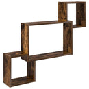 vidaXL Falpolc Falra szerelhető Barna 91,5 x 15 x 76 cm Szerelt Fa