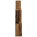 vidaXL Falpolc Falra szerelhető Barna 91,5 x 15 x 76 cm Szerelt Fa