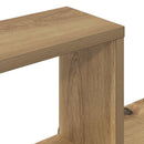 vidaXL Falpolc Falra szerelhető Barna 91,5 x 15 x 76 cm Szerelt Fa