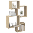 vidaXL Fali Kocka Polcok Falra szerelhető Barna 64 x 13,5 x 91,5 cm