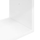 vidaXL Falpolc Falra szerelhető Fehér 32 x 21 x 107 cm Szerelt Fa