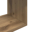 vidaXL Falpolc Falra szerelhető Barna 32 x 21 x 107 cm Szerelt Fa