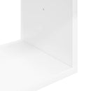 vidaXL Falpolc Falra szerelhető Fehér 95 x 20 x 69,5 cm Szerelt Fa