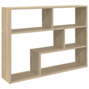 vidaXL Falpolc Falra szerelhető Barna 95 x 20 x 69,5 cm Szerelt Fa
