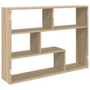vidaXL Falpolc Falra szerelhető Barna 95 x 20 x 69,5 cm Szerelt Fa