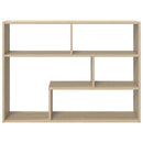 vidaXL Falpolc Falra szerelhető Barna 95 x 20 x 69,5 cm Szerelt Fa