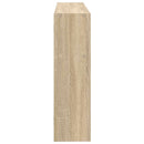 vidaXL Falpolc Falra szerelhető Barna 95 x 20 x 69,5 cm Szerelt Fa