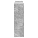 vidaXL Falpolc Falra szerelhető Szürke 95 x 20 x 69,5 cm Szerelt Fa