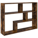 vidaXL Falpolc Falra szerelhető Barna 95 x 20 x 69,5 cm Szerelt Fa