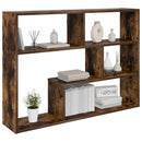 vidaXL Falpolc Falra szerelhető Barna 95 x 20 x 69,5 cm Szerelt Fa
