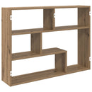 vidaXL Falpolc Falra szerelhető Barna 95 x 20 x 69,5 cm Szerelt Fa