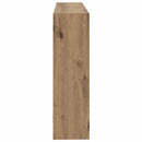 vidaXL Falpolc Falra szerelhető Barna 95 x 20 x 69,5 cm Szerelt Fa
