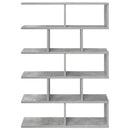 vidaXL Falpolc Betonszürke 70 x 20 x 100 cm Szerelt Fa