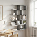vidaXL Falpolc Szürke Sonoma 70 x 20 x 100 cm Szerelt Fa