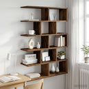 vidaXL Falpolc Antik Fa 70 x 20 x 100 cm Szerelt Fa
