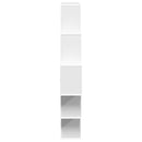 vidaXL Falpolc Fehér 120 x 20 x 136 cm Szerelt Fa