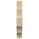 vidaXL Falpolc Sonoma Tölgy 120 x 20 x 136 cm Szerelt Fa