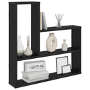 vidaXL Falpolc Fekete Tölgy 60 x 11 x 60 cm Szerelt Fa