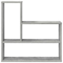vidaXL Falpolc Betonszürke 60 x 11 x 60 cm Szerelt Fa