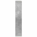 vidaXL Falpolc Betonszürke 60 x 11 x 60 cm Szerelt Fa