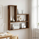 vidaXL Falpolc Antik Fa 60 x 11 x 60 cm Szerelt Fa