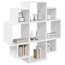 vidaXL Falpolc Fehér 90 x 25 x 90 cm Szerelt Fa