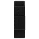 vidaXL Falpolc Fekete Tölgy 90 x 25 x 90 cm Szerelt Fa