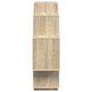 vidaXL Falpolc Sonoma Tölgy 90 x 25 x 90 cm Szerelt Fa