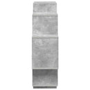 vidaXL Falpolc Betonszürke 90 x 25 x 90 cm Szerelt Fa
