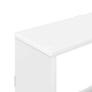 vidaXL Falpolc Fehér 122 x 18 x 60 cm Szerelt Fa