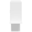 vidaXL Falpolc Fehér 122 x 18 x 60 cm Szerelt Fa