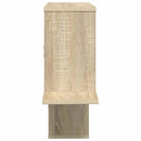 vidaXL Falpolc Sonoma Tölgy 122 x 18 x 60 cm Szerelt Fa