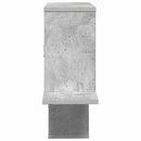 vidaXL Falpolc Betonszürke 122 x 18 x 60 cm Szerelt Fa