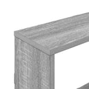 vidaXL Falpolc Szürke Sonoma 122 x 18 x 60 cm Szerelt Fa