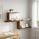 vidaXL Falpolc Antik Fa 122 x 18 x 60 cm Szerelt Fa