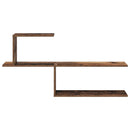 vidaXL Falpolc Antik Fa 122 x 18 x 60 cm Szerelt Fa