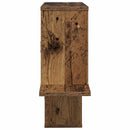 vidaXL Falpolc Antik Fa 122 x 18 x 60 cm Szerelt Fa