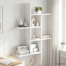 vidaXL Falpolc Fehér 61 x 15 x 102 cm Szerelt Fa