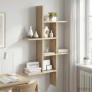 vidaXL Falpolc Sonoma Tölgy 61 x 15 x 102 cm Szerelt Fa