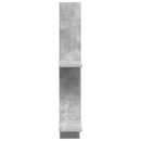 vidaXL Falpolc Betonszürke 61 x 15 x 102 cm Szerelt Fa
