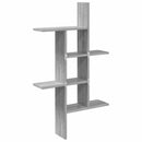 vidaXL Falpolc Szürke Sonoma 61 x 15 x 102 cm Szerelt Fa