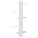 vidaXL Falra Szerelhető Polc Fehér 48,5 x 15 x 101 cm Szerelt Fa